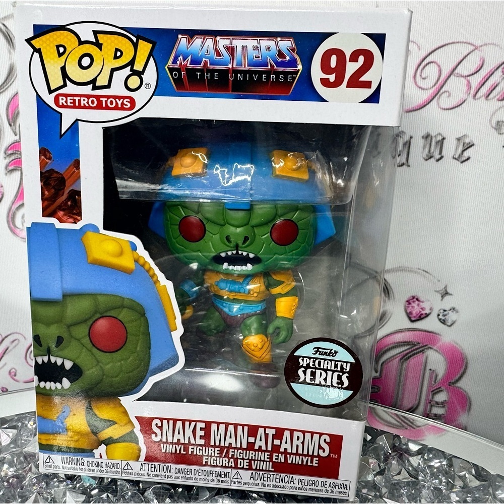 Snake-man-at-arms 92 Funko pop Masters of the universe Funko retro toy new 🆕